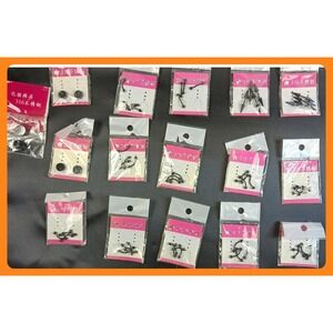 50pc+ Black 316L Stainless Steel Body Jewelry Lot Barbells Horseshoes Spikes NEW